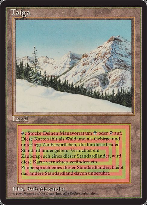 MTG Taiga 30th edition 英語版 □旧枠□《Taiga》[30A] 土地R | 日本