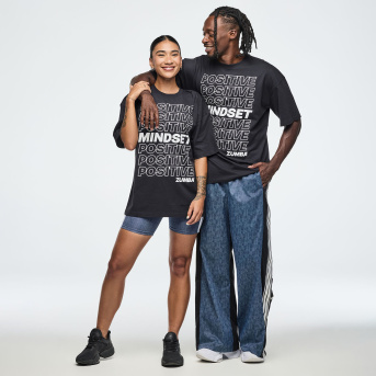 【新品タグ付】Fitty Broad Shirt Adrian Mixed Media Tee - Black | Derek Lam