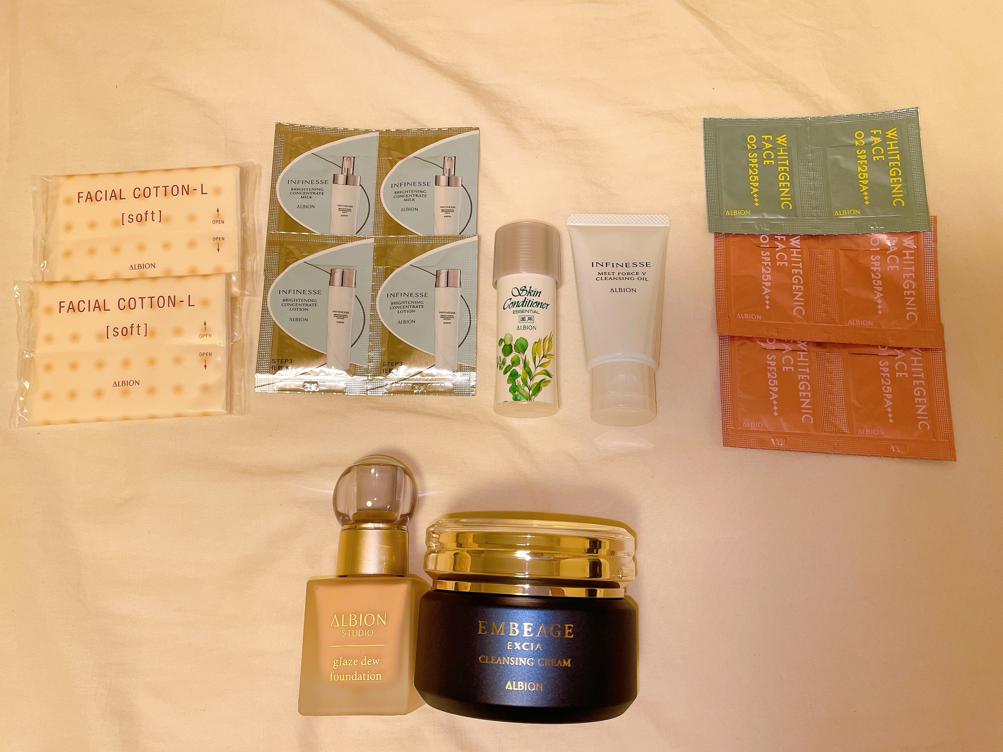 アルビオン アンベアージュ サンプルセット 40包＋クレンジング1個