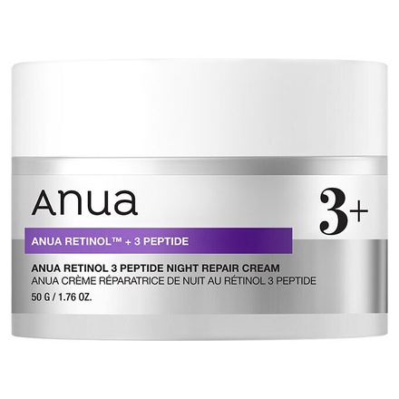 Anua / レチノール 3ペプチド ナイトリペア クリームの公式商品情報