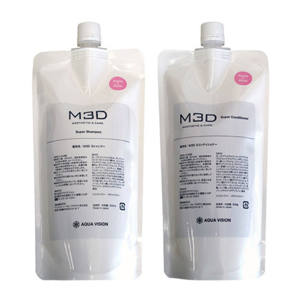 M3D / スーパーシャンプー／コンディショナー アップル＆ローズの公式