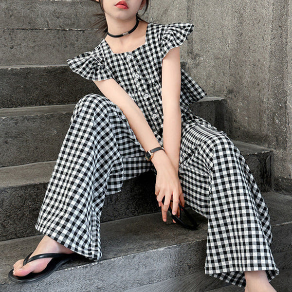 ギンガムチェックセットアップ02423 – Foonique