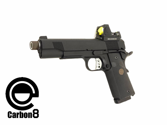 Carbon8: M45CQP（Close Quarter Pistiol） +サイレンサー対応バレル+