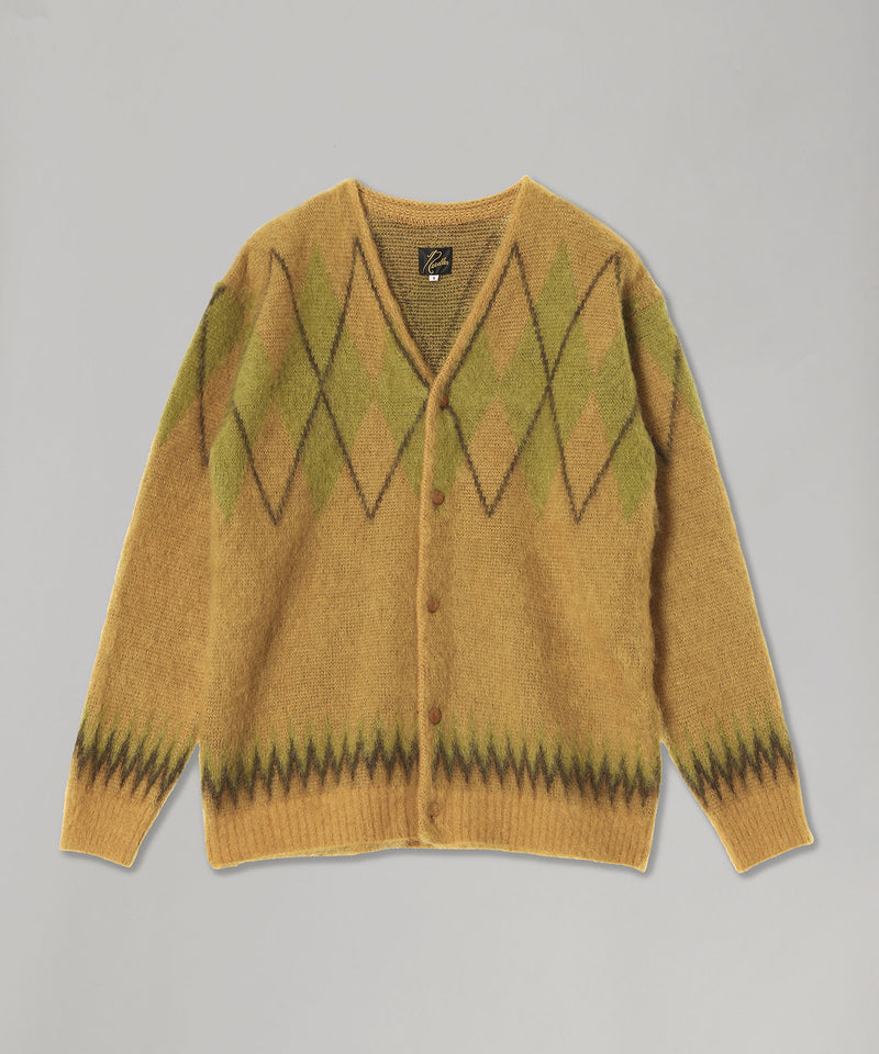 Mohair Cardigan - Argyle｜ニードルズ(NEEDLES)｜Forget-me-nots