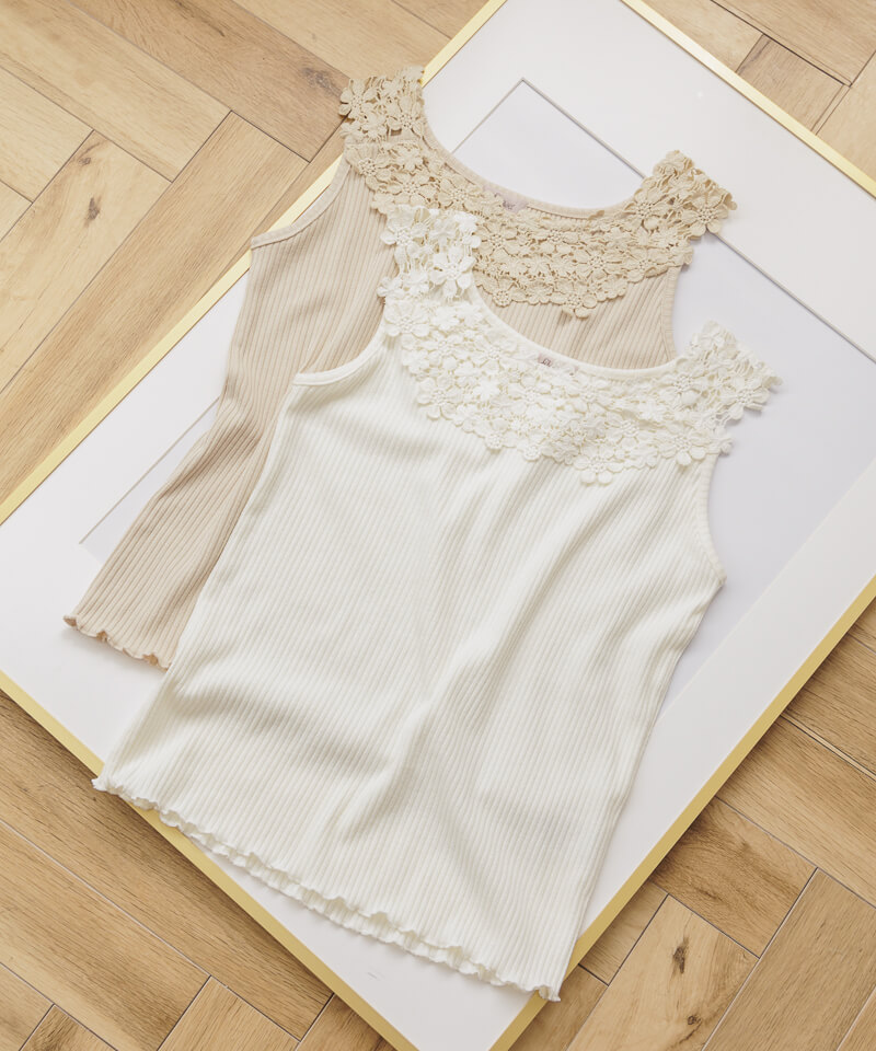 blooming N/S top～ﾌﾞﾙｰﾐﾝｸﾞﾉｰｽﾘｰﾌﾞﾄｯﾌﾟ | flower／フラワー公式通販