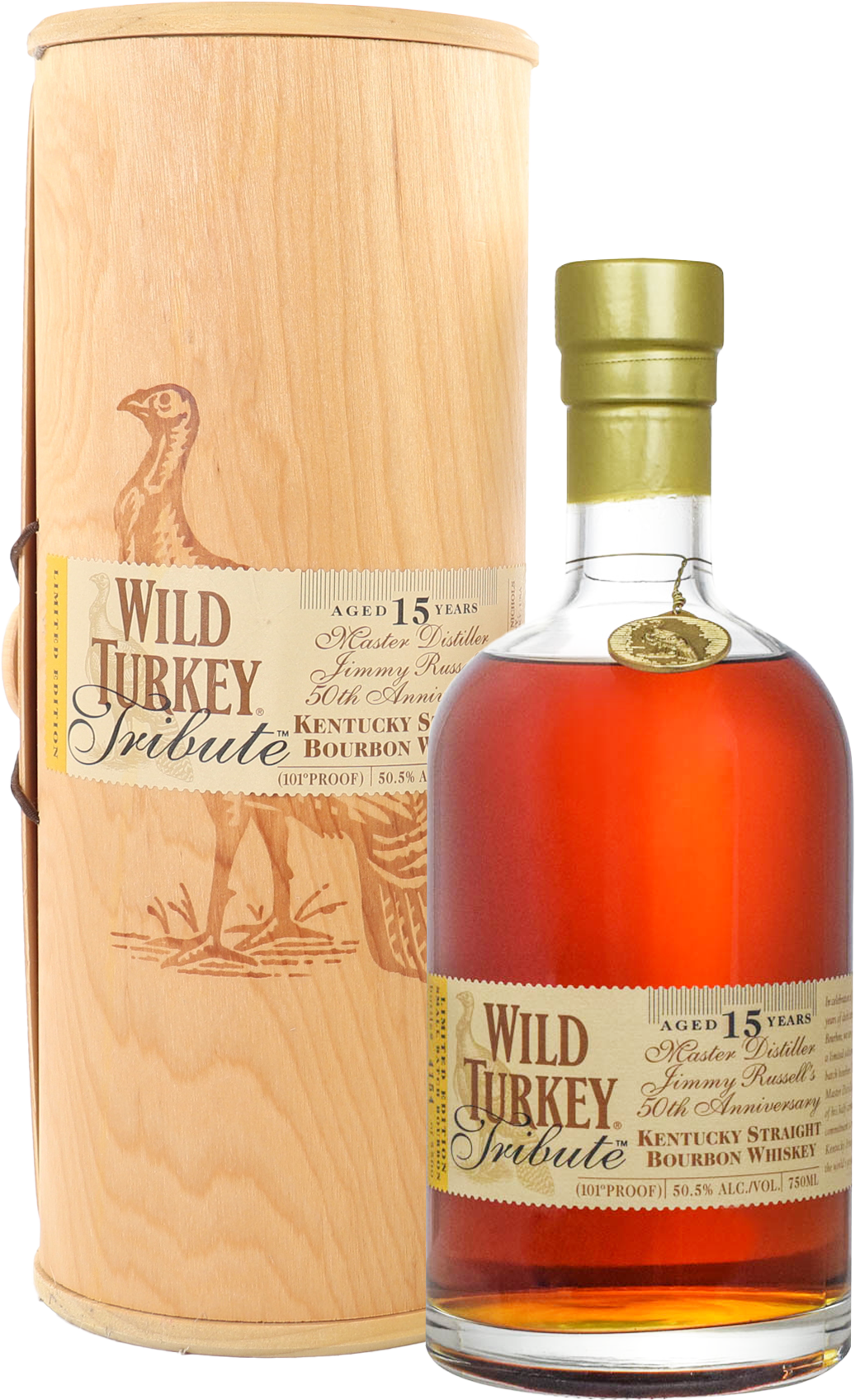 Wild Turkey Tribute 15 Year Old Kentucky Straight Bourbon Whiskey