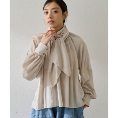 Whim Gazette(ウィム ガゼット)の製品染めボウブラウス通販 | 集英社