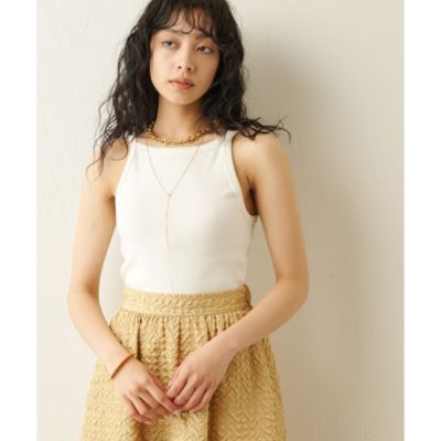 Whim Gazette(ウィム ガゼット)のカップツキベアテレコキャミ通販