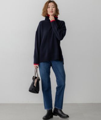 23区(ニジュウサンク)の【FUDGE掲載/洗える】ウールカシミヤ コンビ