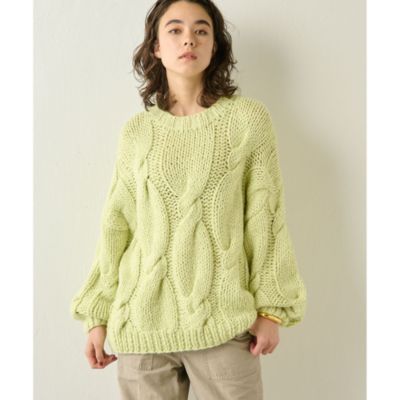 Whim Gazette(ウィム ガゼット)のハンドケーブルプルオーバー通販