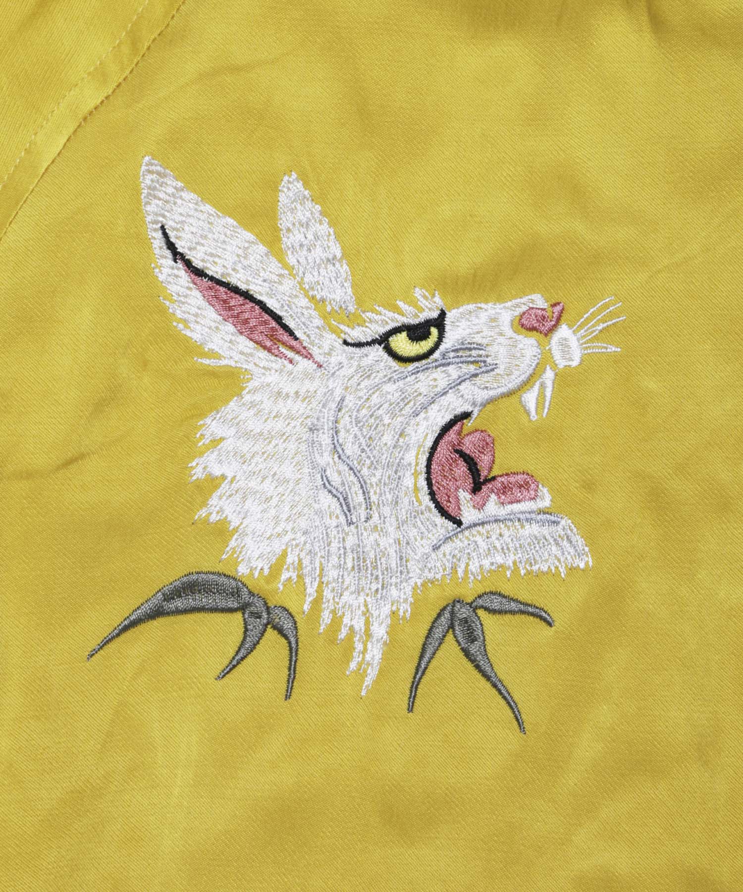Rabbits Dragon Embroidery Reversible Souvenir Jacket – #FR2