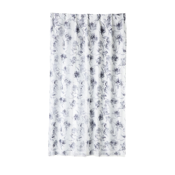 リリア ダブルカーテン グレー H1350×W1000 （レース&ドレープ/既製