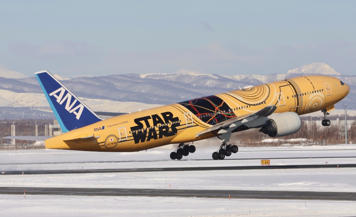 STAR WARS『特別塗装機』B767-300ER ANA JET（完成品） STAR WARS