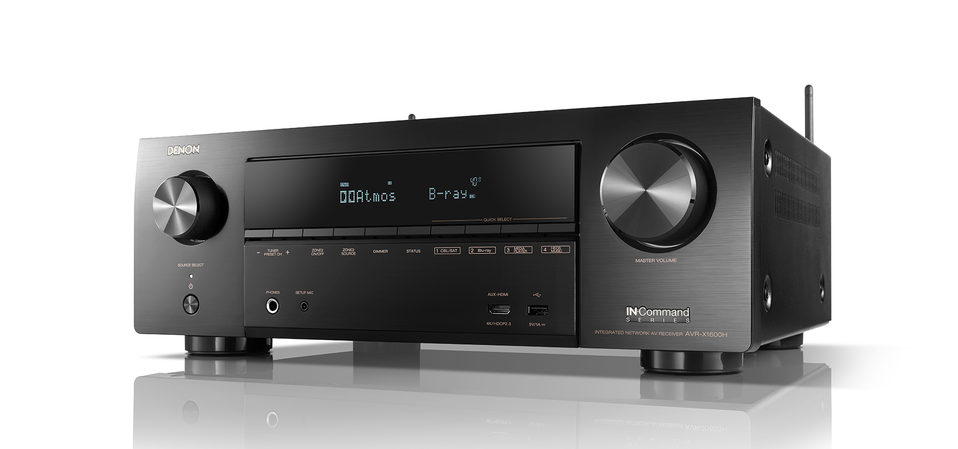 DENON デノン AVR-X1600H AVアンプ 【21年製】 Amazon.co.jp: デノン