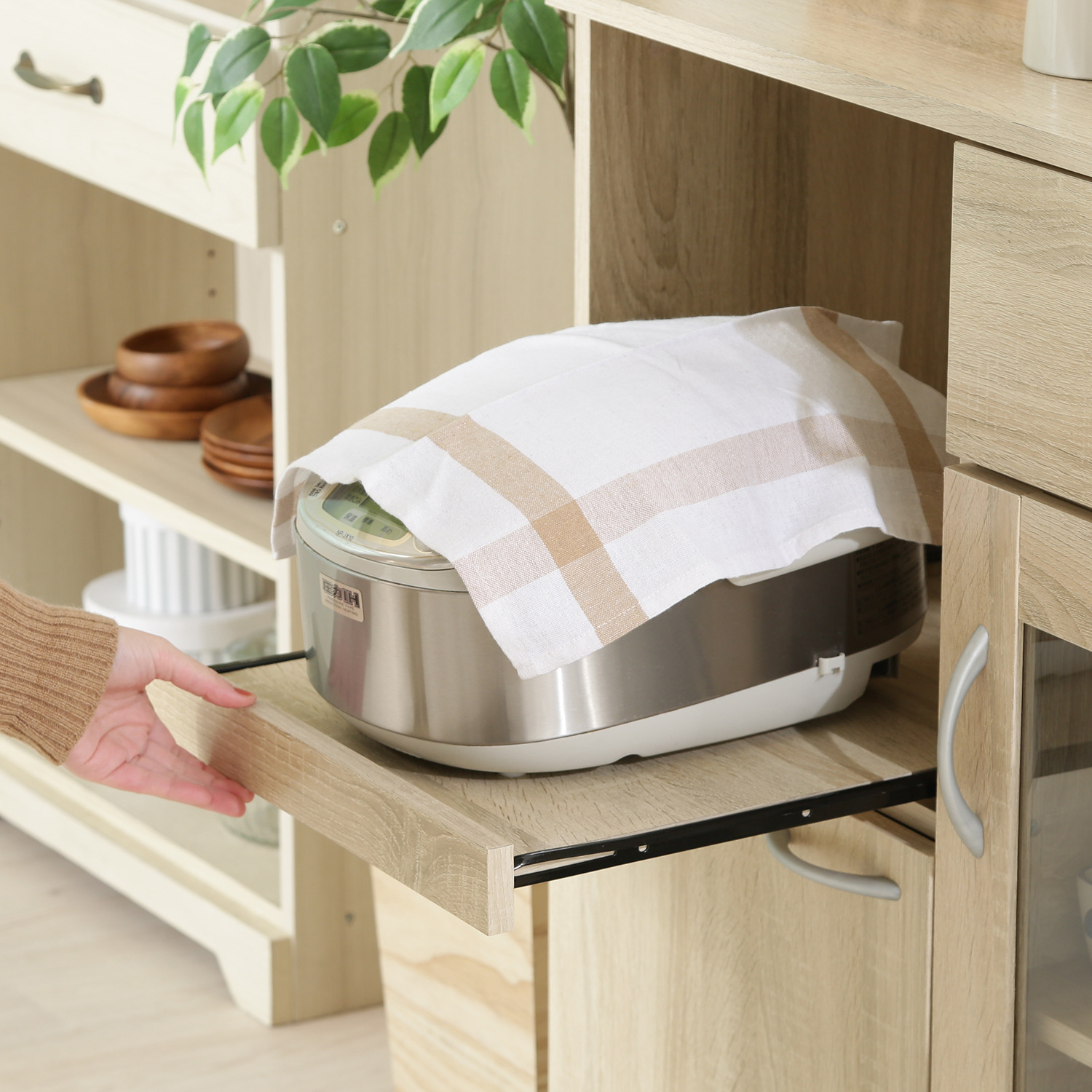 C/D:70688] キッチンワゴン ホワイトオーク ｜ ORDERING SHOP