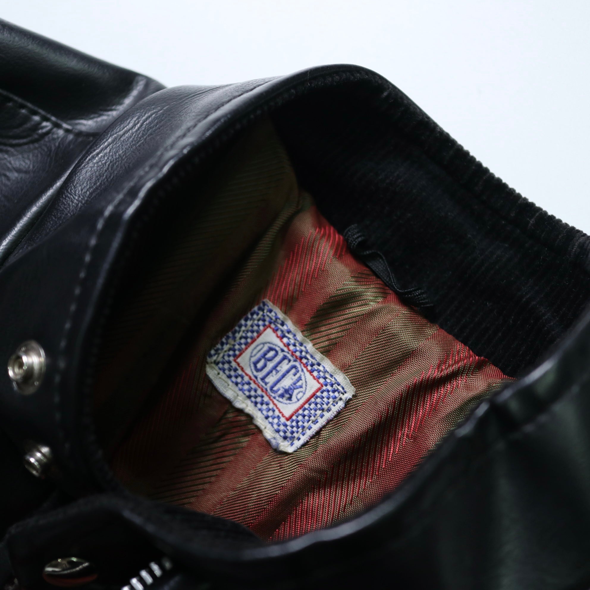 1960年代 Beck 666 シングルライダース ビニールレザージャケット