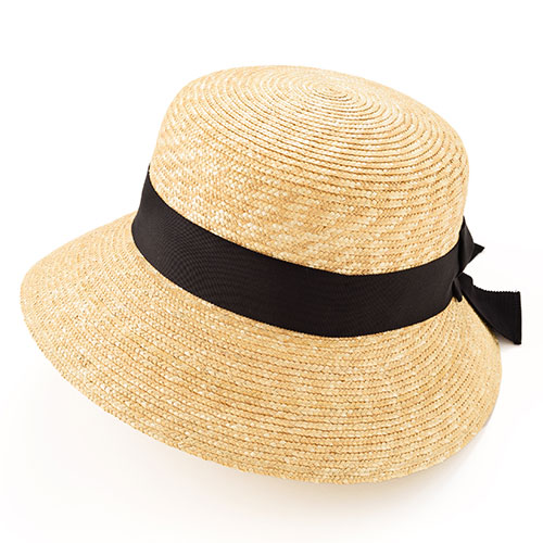 田中帽子店】つば短麦わら女優帽 | 藤巻百貨店