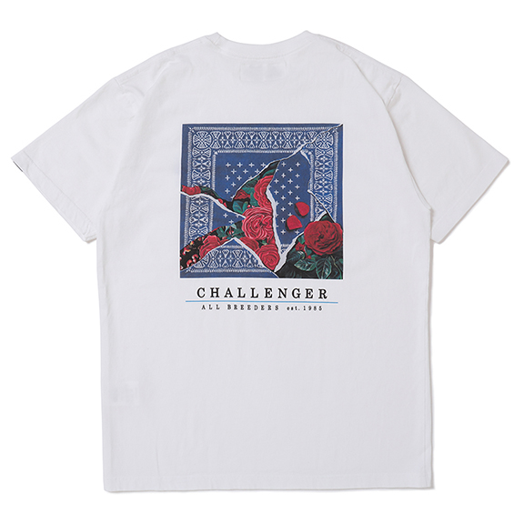 CHALLENGER [チャレンジャー] ROSE BANDANA TEE ローズバンダナTシャツ BBS