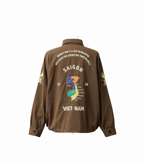 WAIPER [ワイパー] SOUVENIR VIETNAM JACKET (BLACK,BROWN) ベトナム