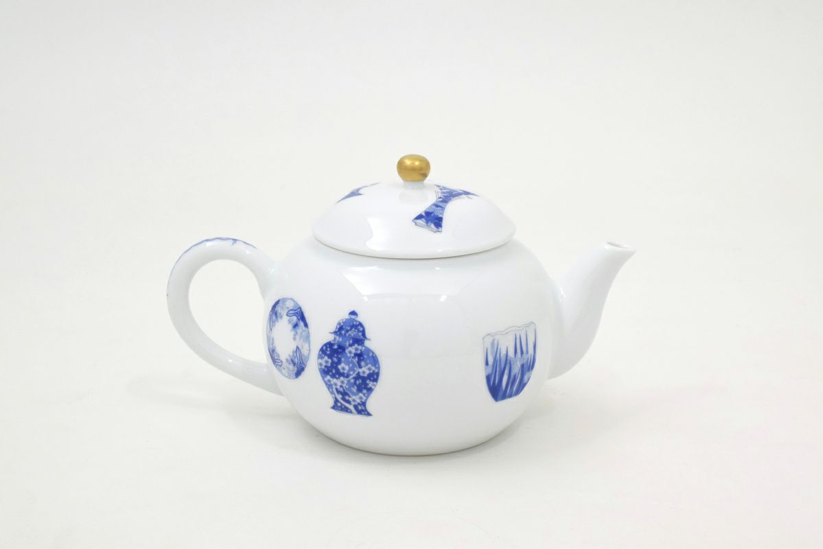 ブルーチャイナ 手付中急須 | 有田焼 深川製磁｜公式オンラインストア