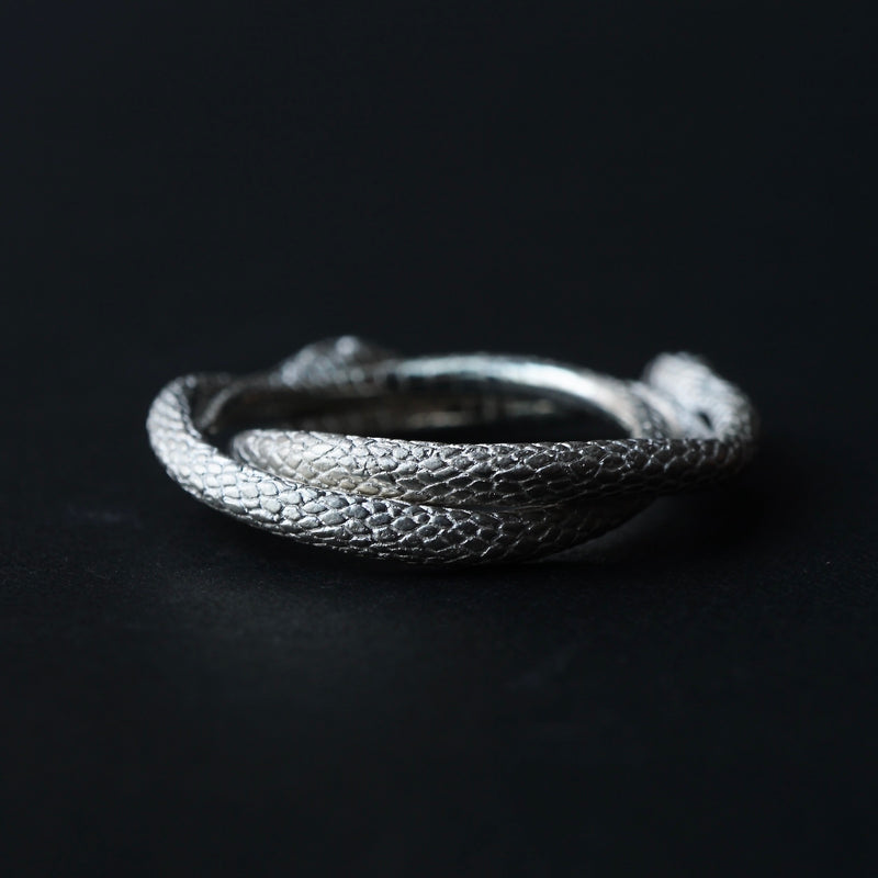 ELCAMI / Japanese rat snake Double Ring (ER-115 S/G) – Fuligo
