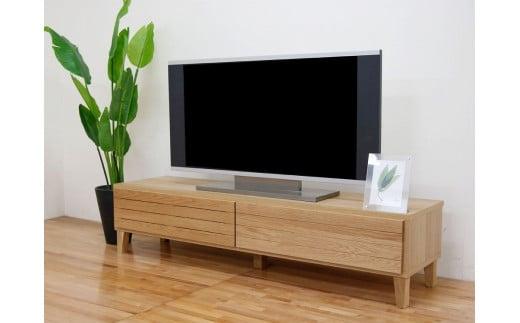 テレビ台 テレビボード 幅160 ホワイトオーク 無垢材 引き出し 収納
