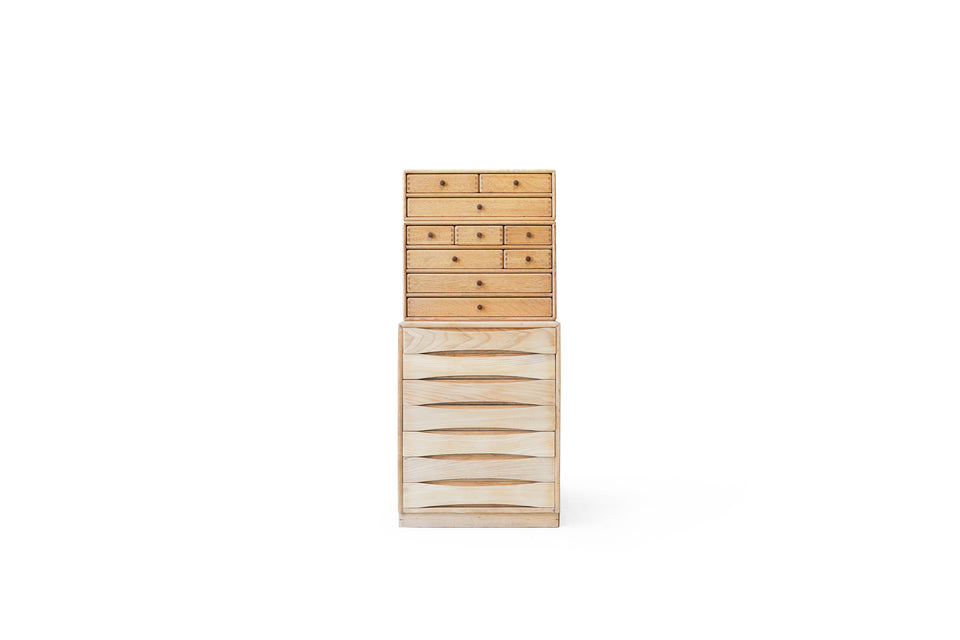 ジャパンヴィンテージ 小引き出し 卓上チェスト レトロ 収納/Wooden