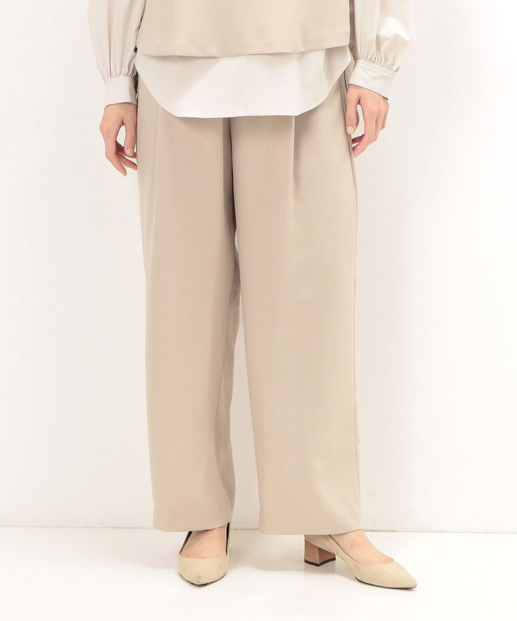 セットアップ対応】パウダーツイルストレッチ ワイドパンツ（72-01PE01